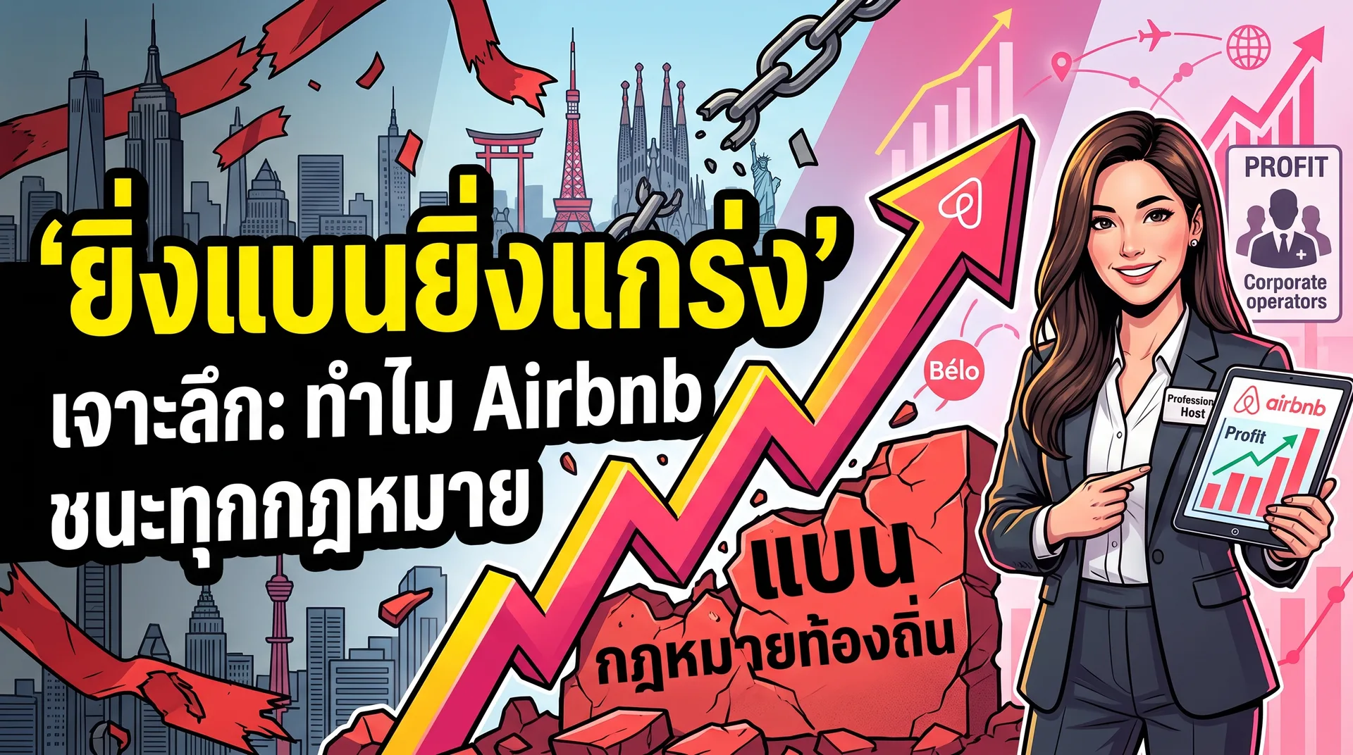 ยิ่งแบน ยิ่งแกร่ง: ทำไมนักการเมืองถึงปั้น Airbnb?