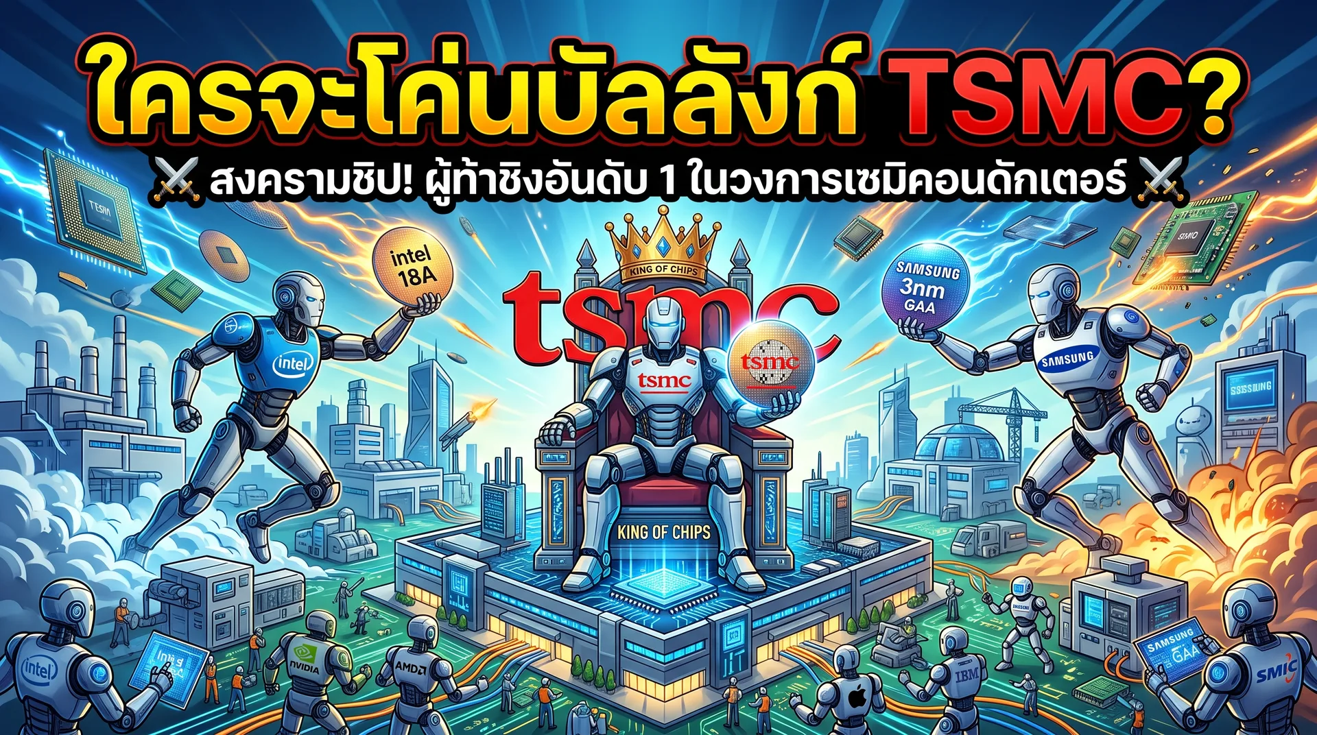ใครจะโค่นบัลลังก์ TSMC?