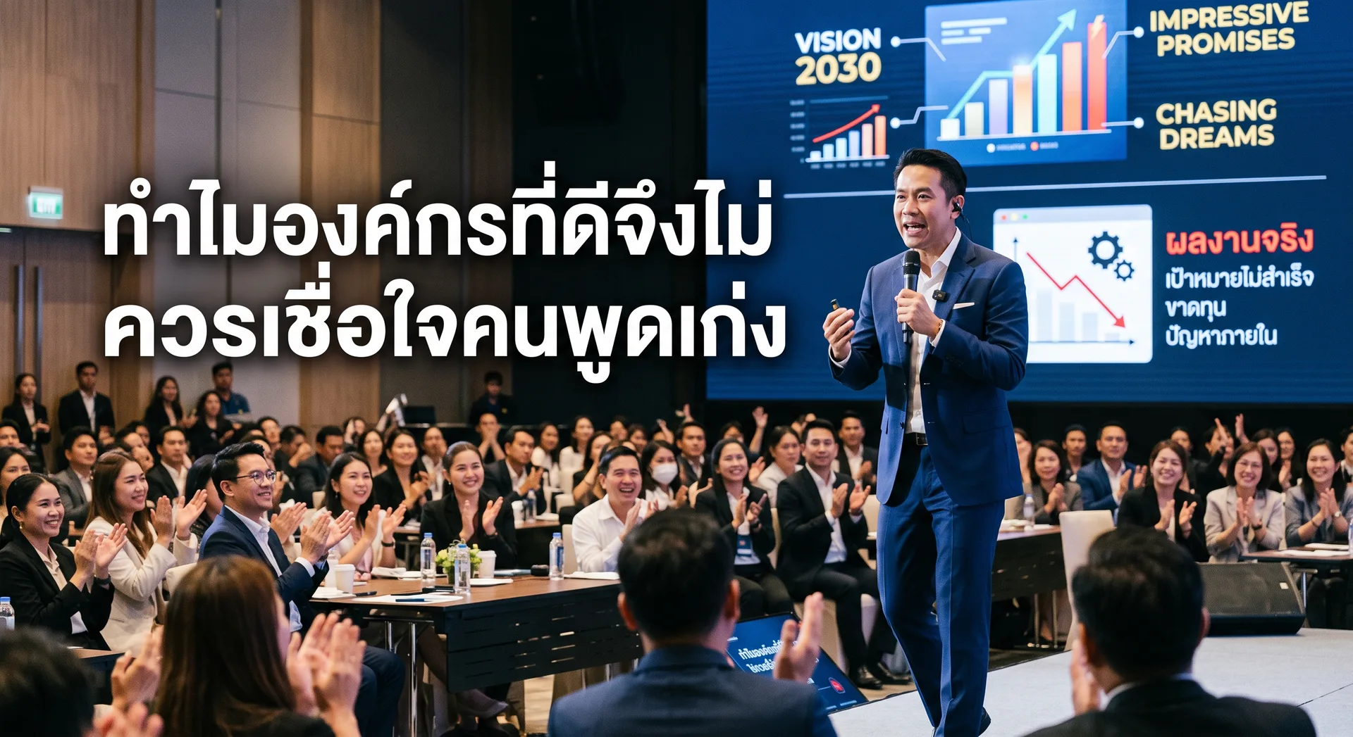 ทำไมองค์กรที่ดีจึงไม่ควรเชื่อใจคนพูดเก่ง
