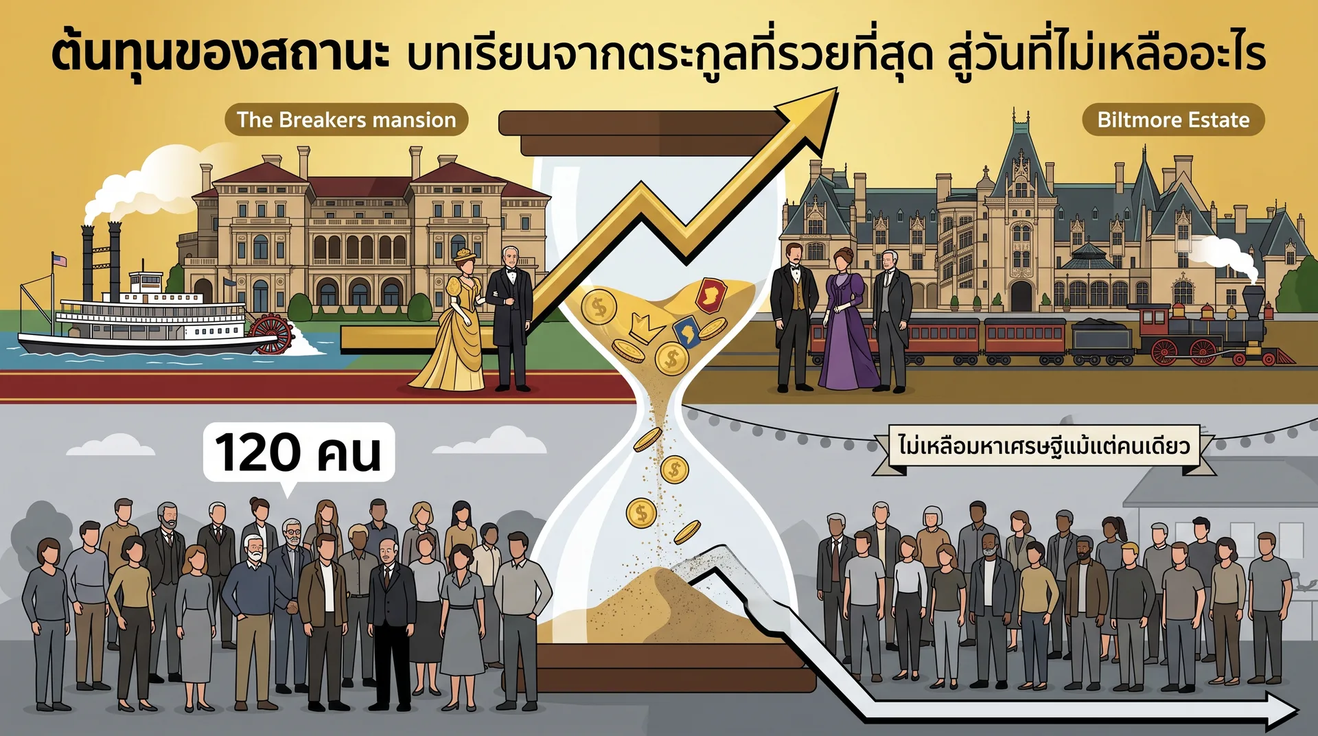 ต้นทุนของสถานะ: บทเรียนจากตระกูลที่รวยที่สุด สู่วันที่ไม่เหลืออะไร