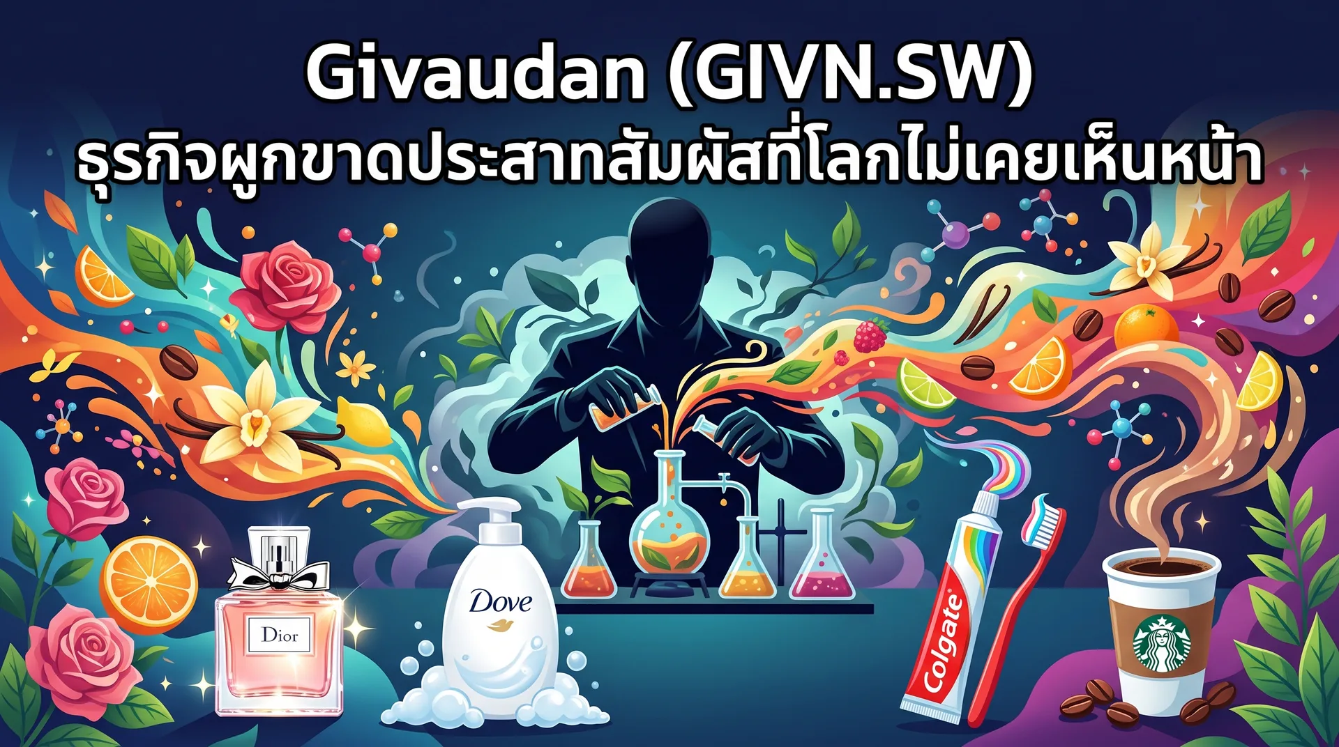 Givaudan (GIVN.SW) : ธุรกิจผูกขาดประสาทสัมผัสที่โลกไม่เคยเห็นหน้า