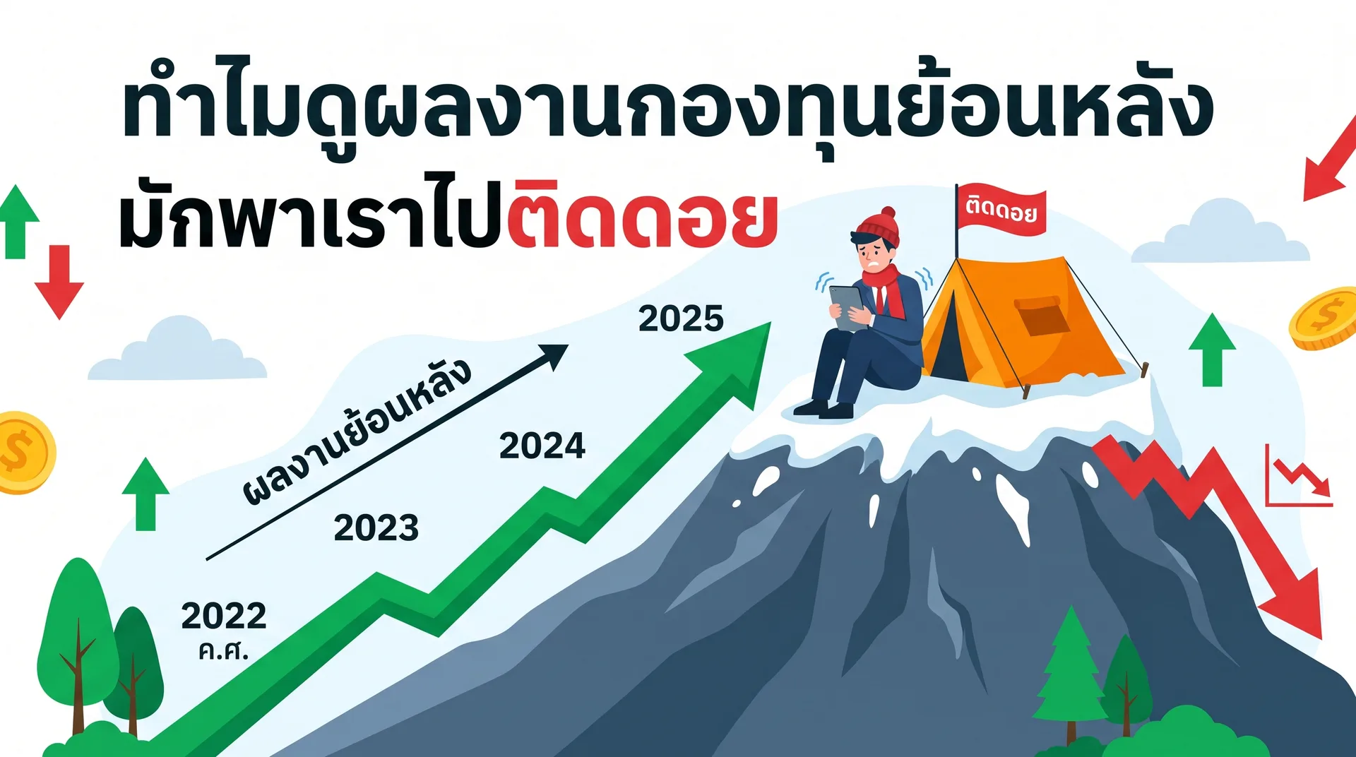 ทำไมดูผลงานกองทุนย้อนหลัง มักพาเราไปติดดอย