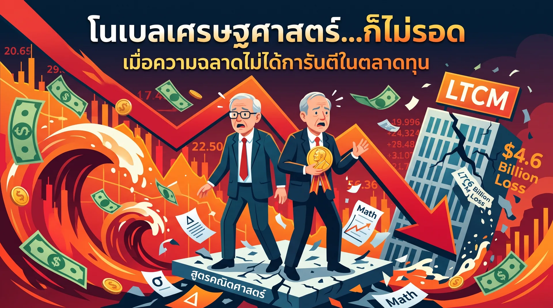 โนเบลเศรษฐศาสตร์ก็ไม่รอด เมื่อความฉลาดไม่ได้การันตีว่าจะรอดในตลาดทุน