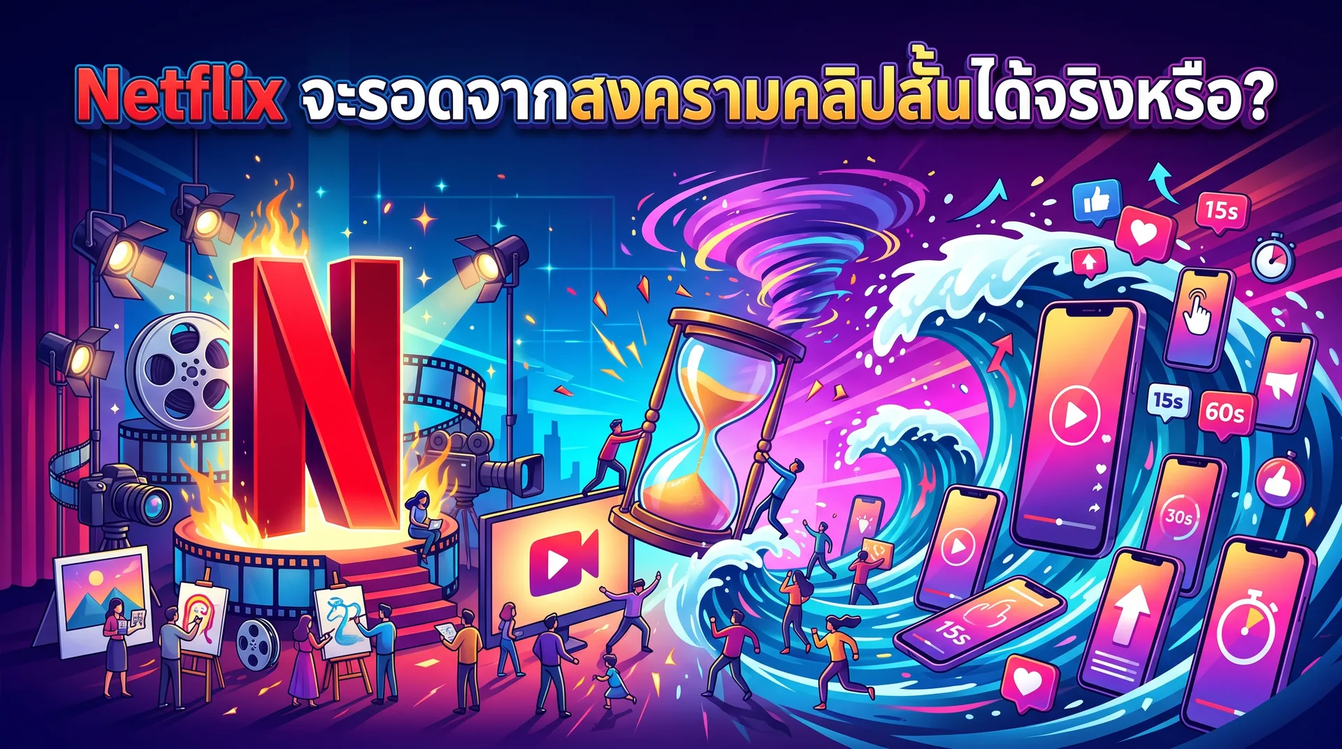 Netflix จะรอดจากสงครามคลิปสั้นได้จริงหรือ?