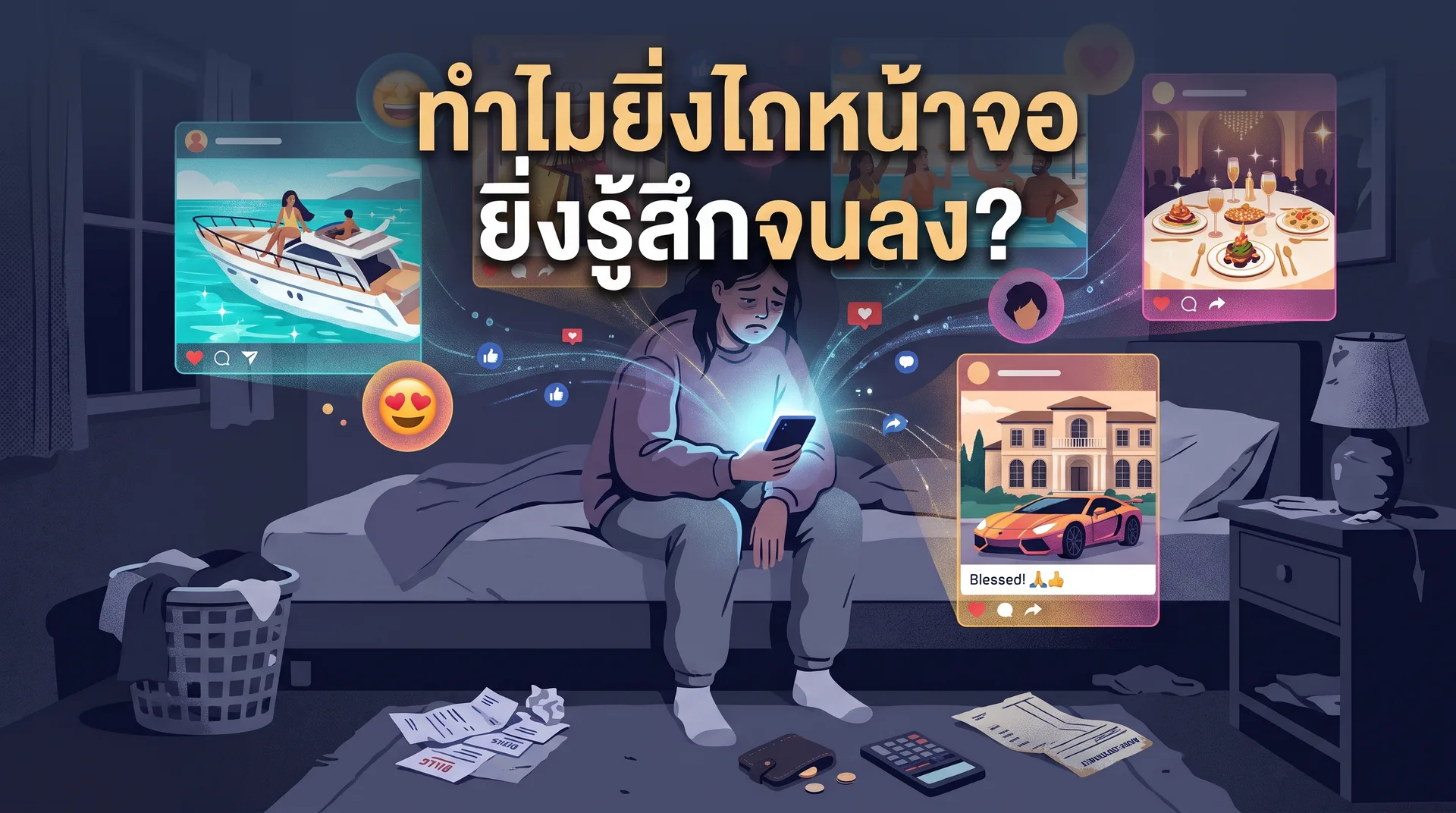 ทำไมยิ่งไถหน้าจอ ยิ่งรู้สึกจนลง