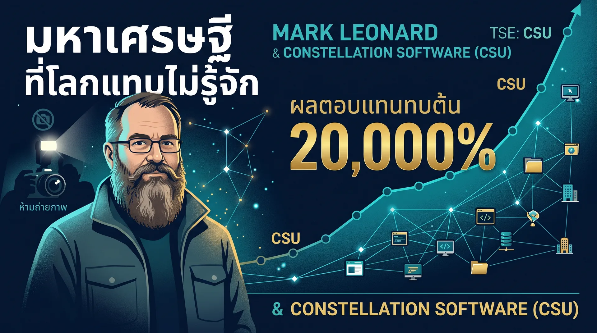 มหาเศรษฐีที่โลกแทบไม่รู้จัก กับผลตอบแทนทบต้น 20,000%